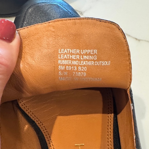 Tory Burch Black Leather Loafers - 8 MED - Picture 6 of 7